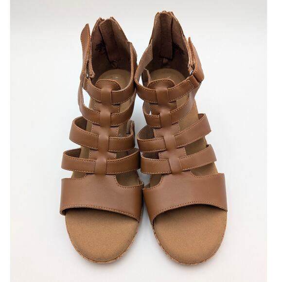 Rockport Briah Gladiator Wedge Sandals Women's Brown Size US7.5W EU38 - Picture 9 of 13